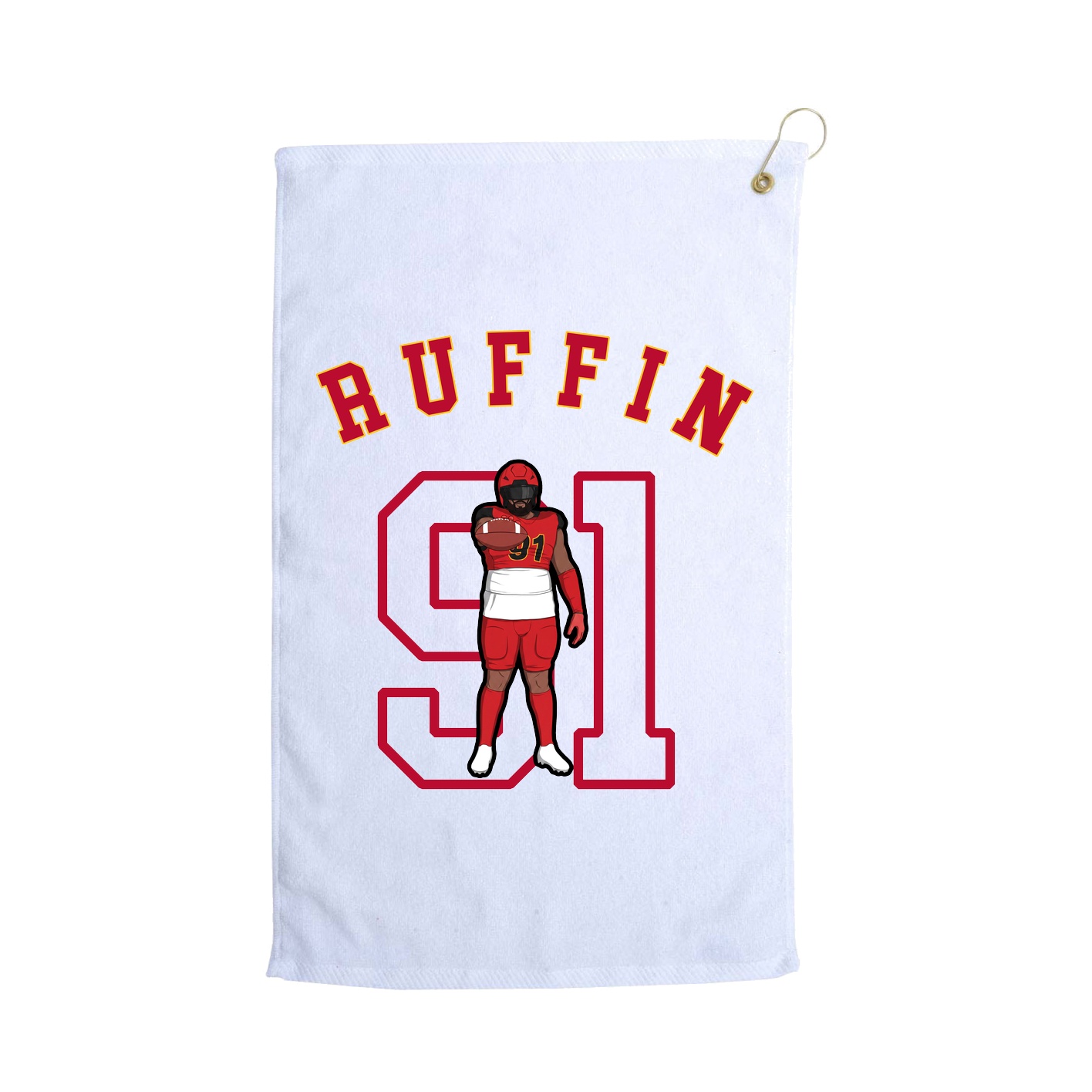 Golf Towel — Shirsey Arch in White