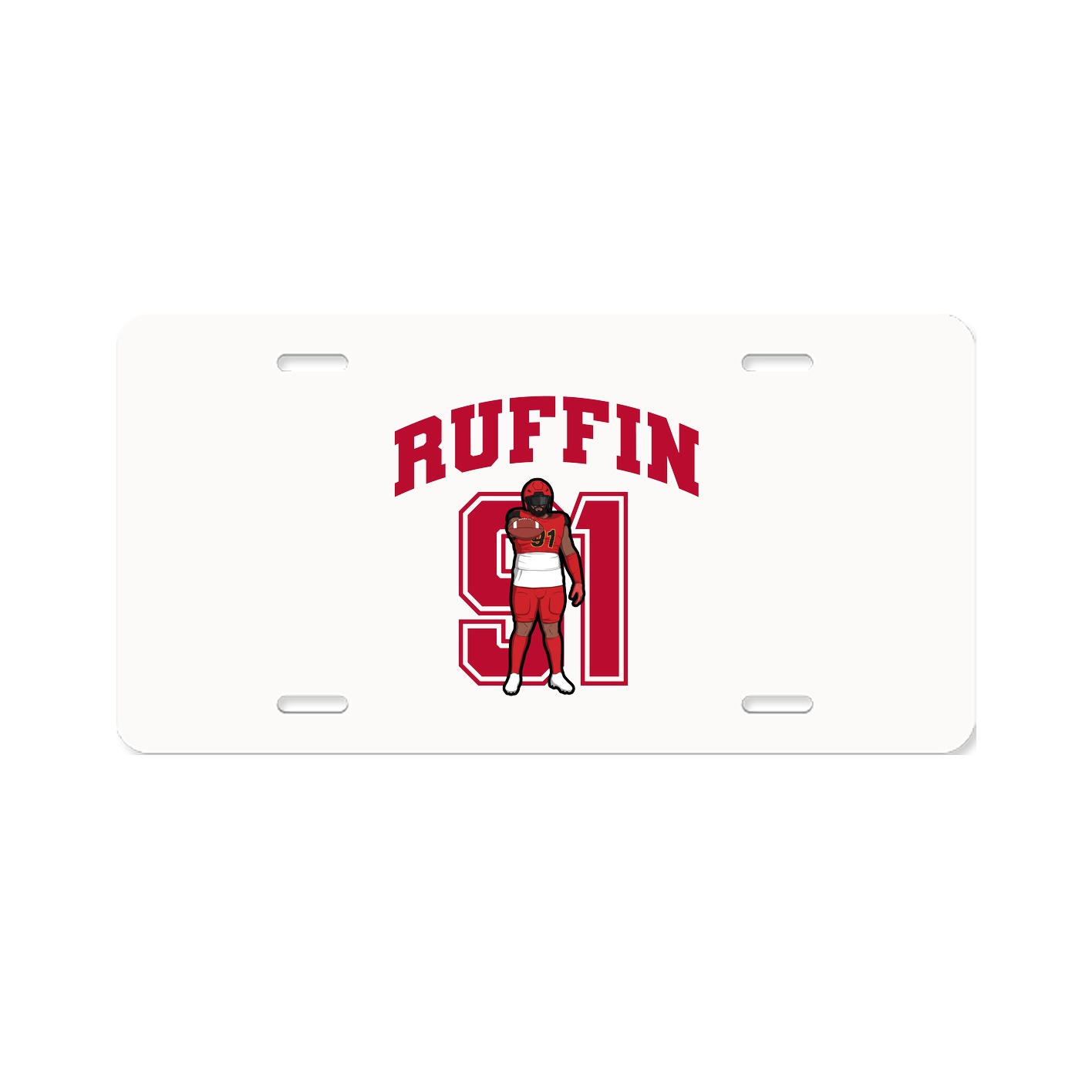 License Plate — Number in Classic