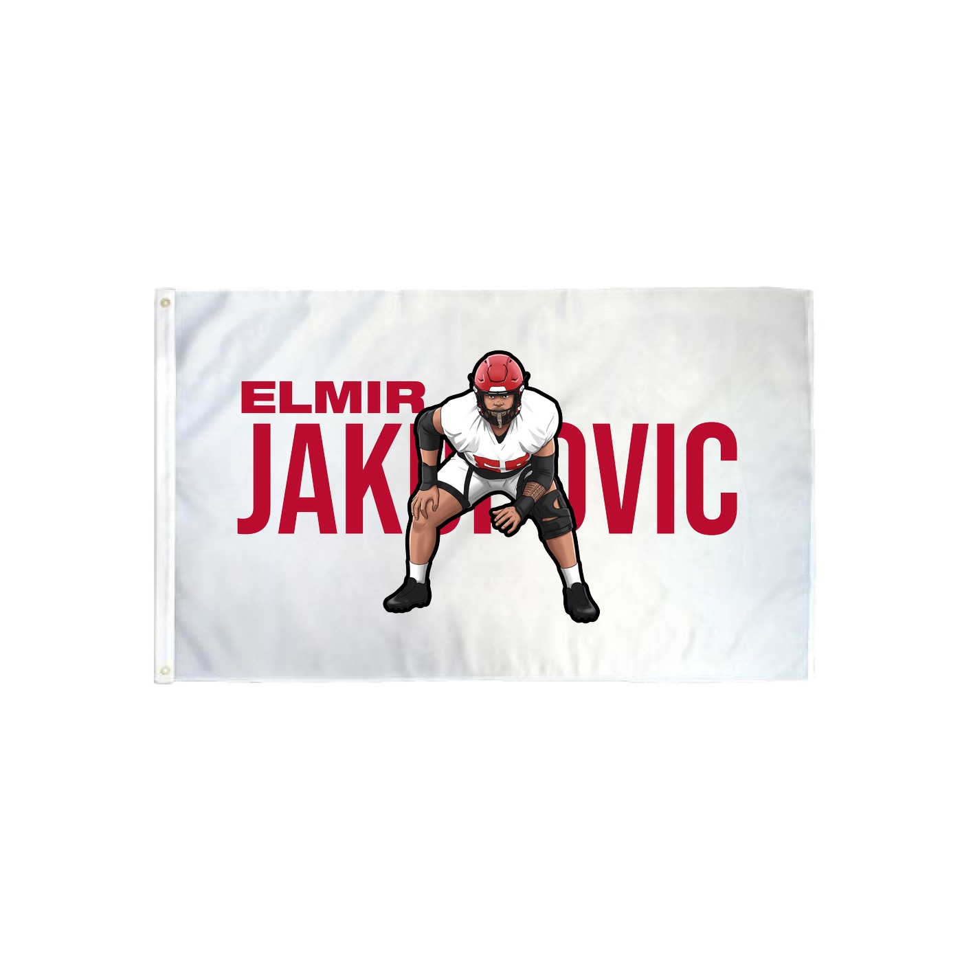 3x5 Flag — Player Name in Classic