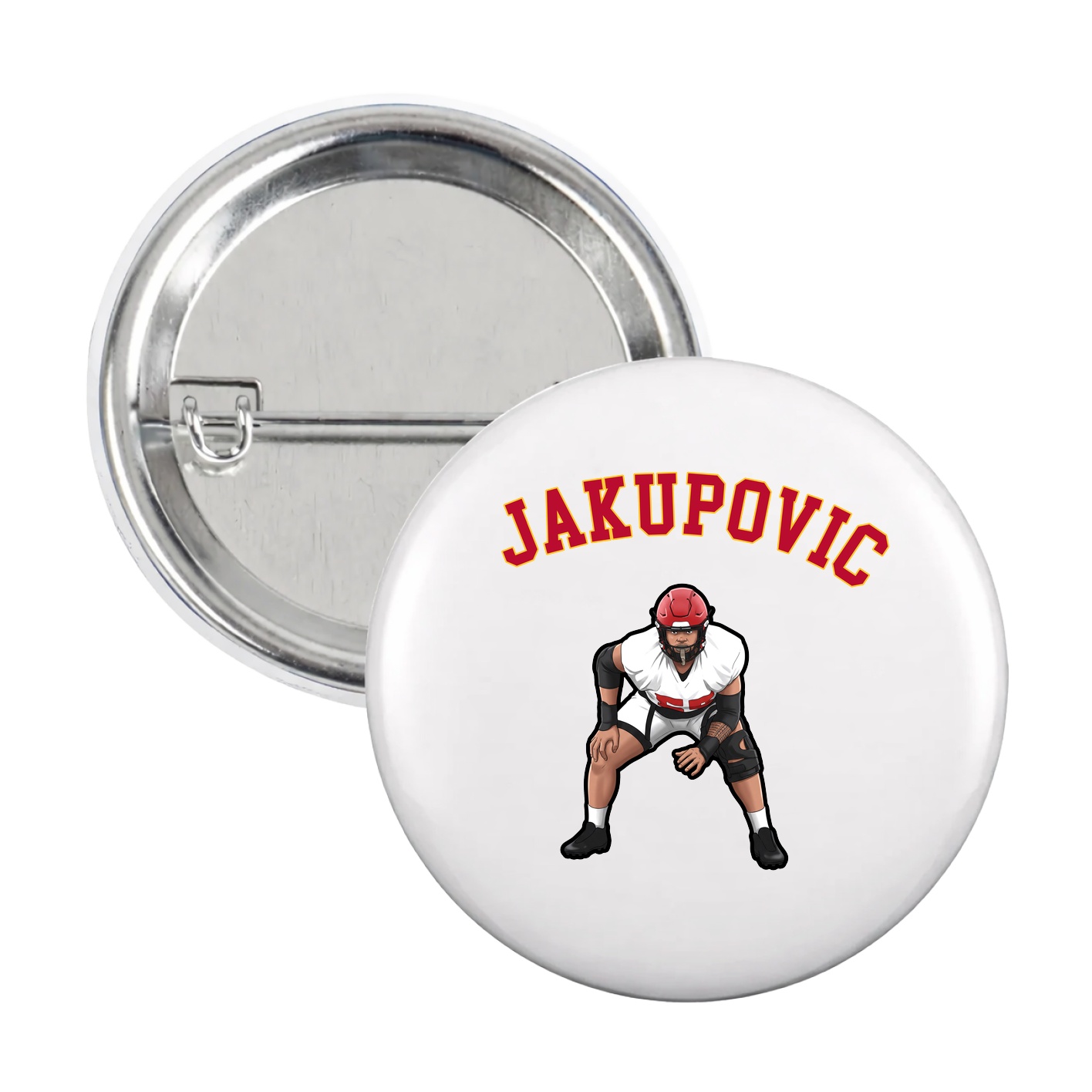Game Day Button — Shirsey Arch in White