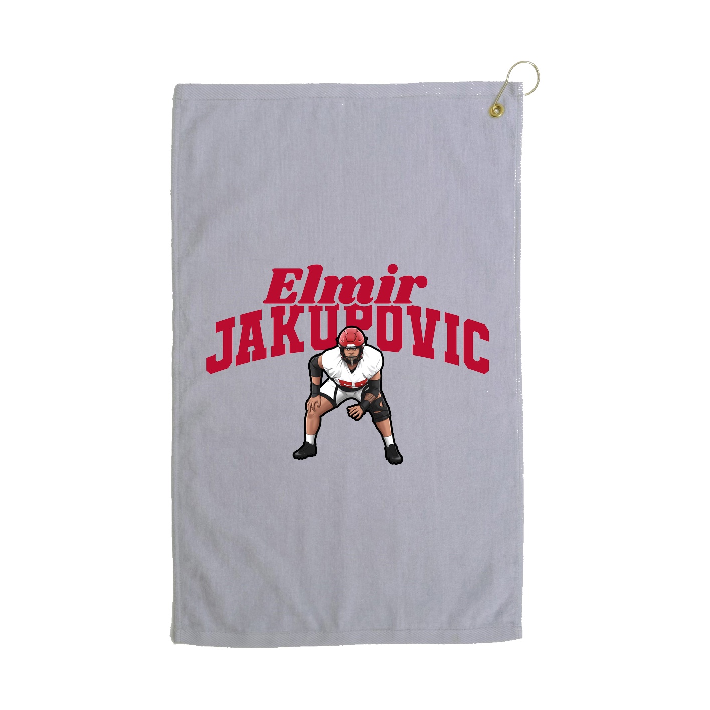 Golf Towel — Signature Arch in Grey