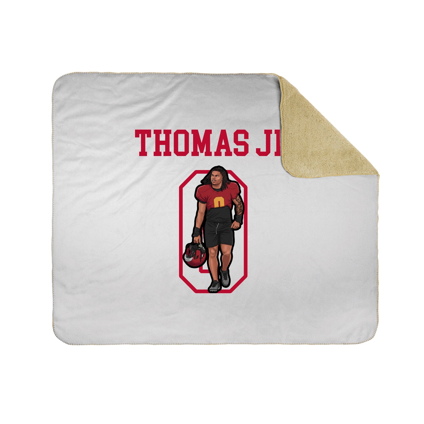 Throw Blanket — Shirsey in White