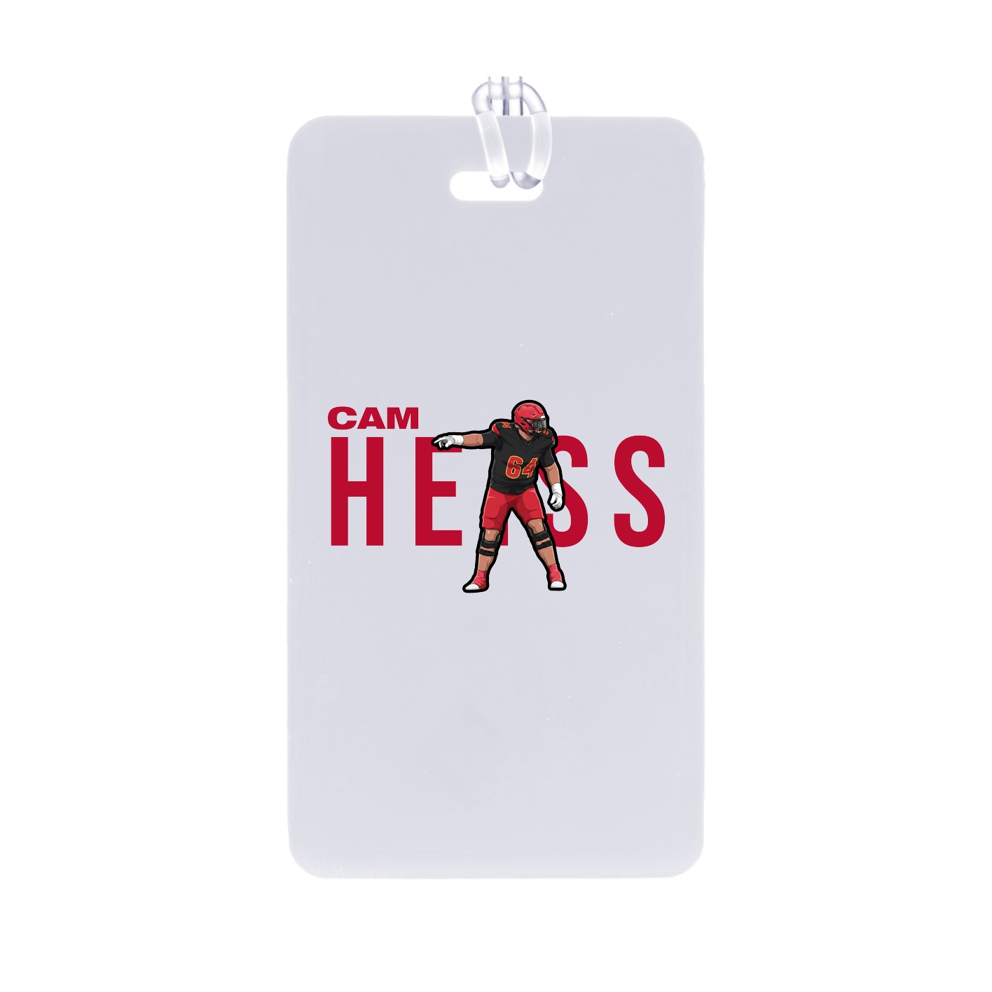 Bag Tag — Player Name in Classic