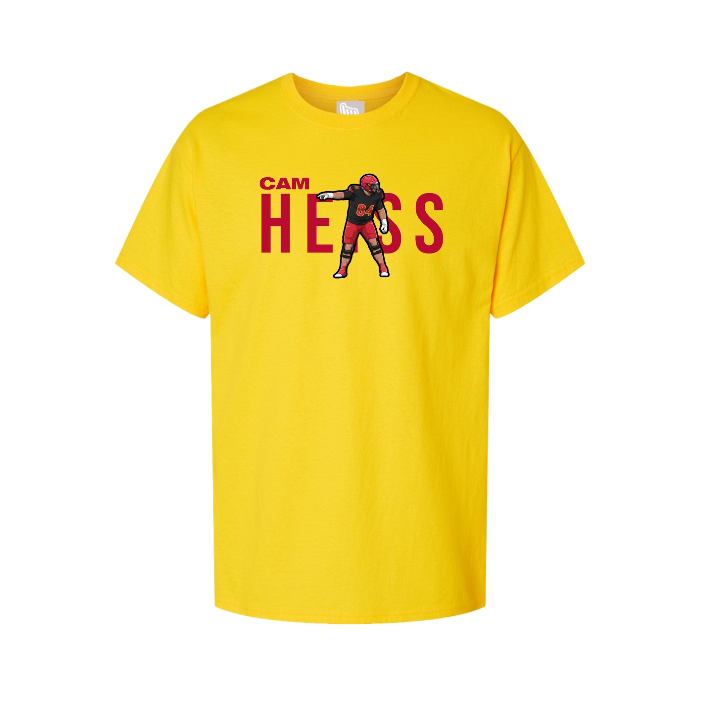 Youth Tee — Player Name in Gold