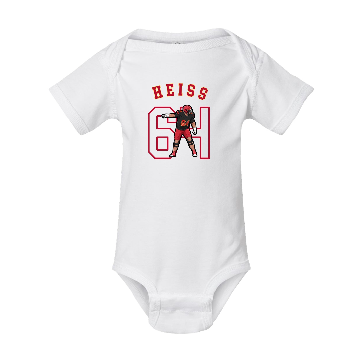 Baby Onesie — Shirsey Arch in White