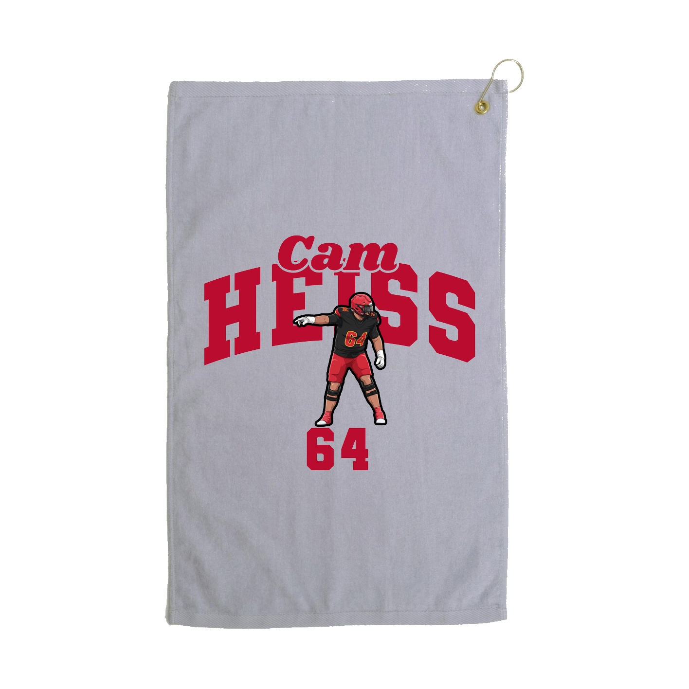 Golf Towel — Signature Arch in Grey