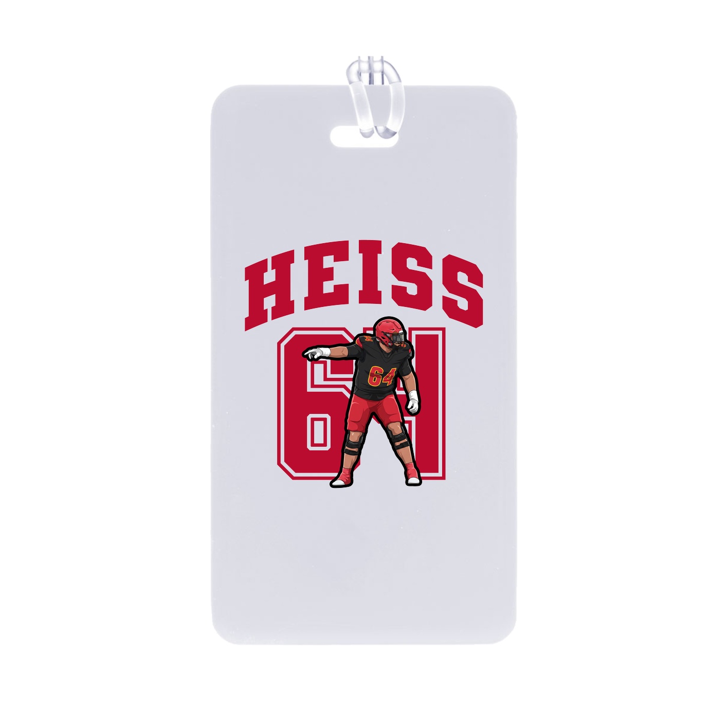 Bag Tag — Number in Classic