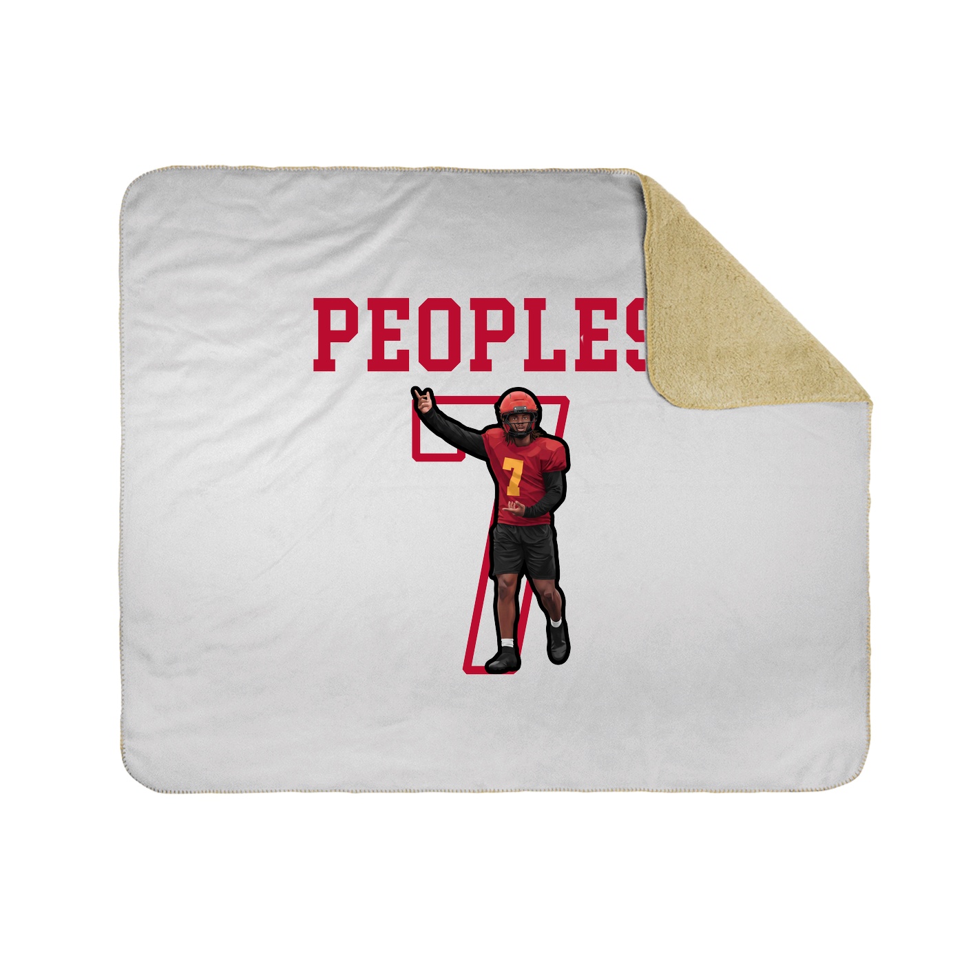 Throw Blanket — Shirsey in White