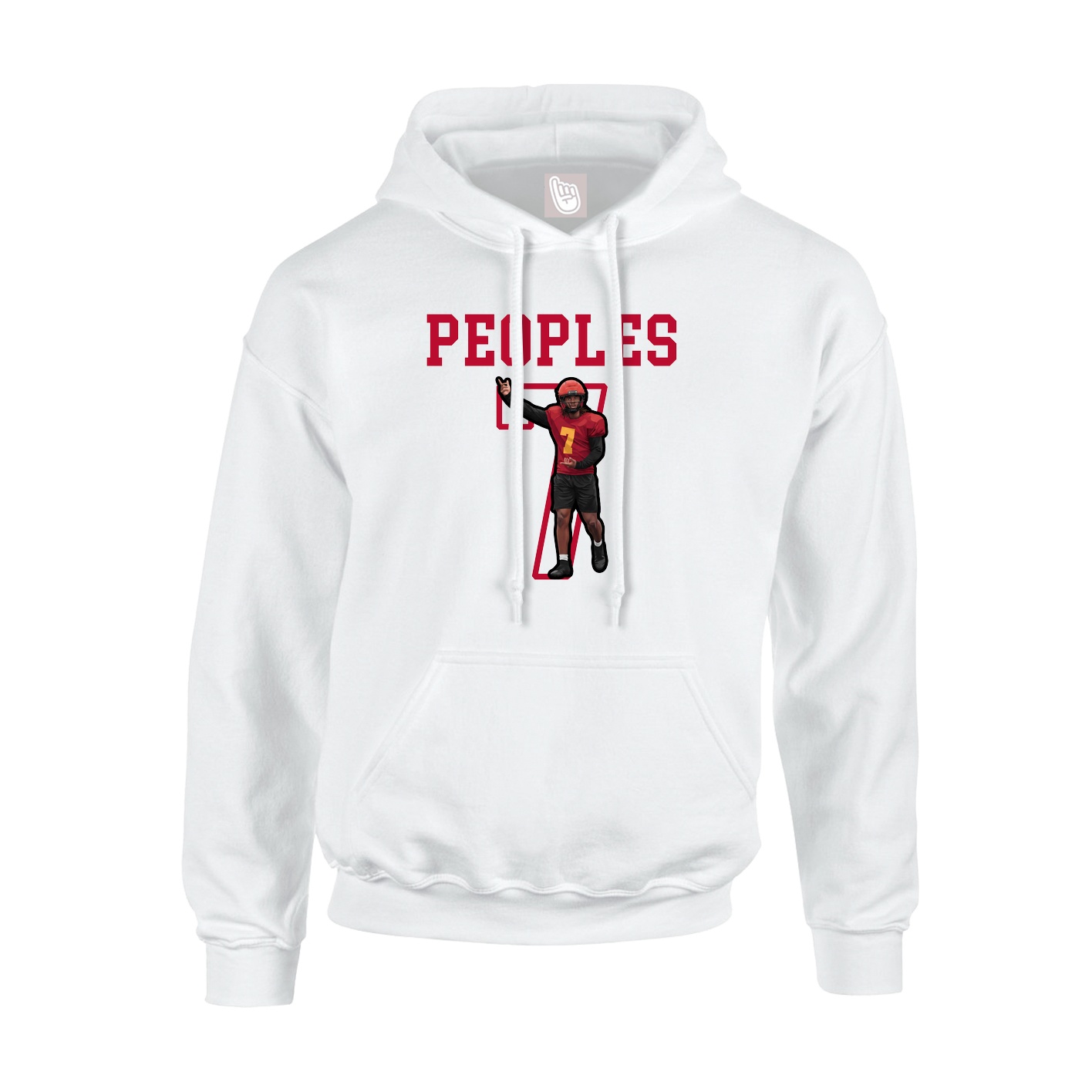 Hoodie — Shirsey in White
