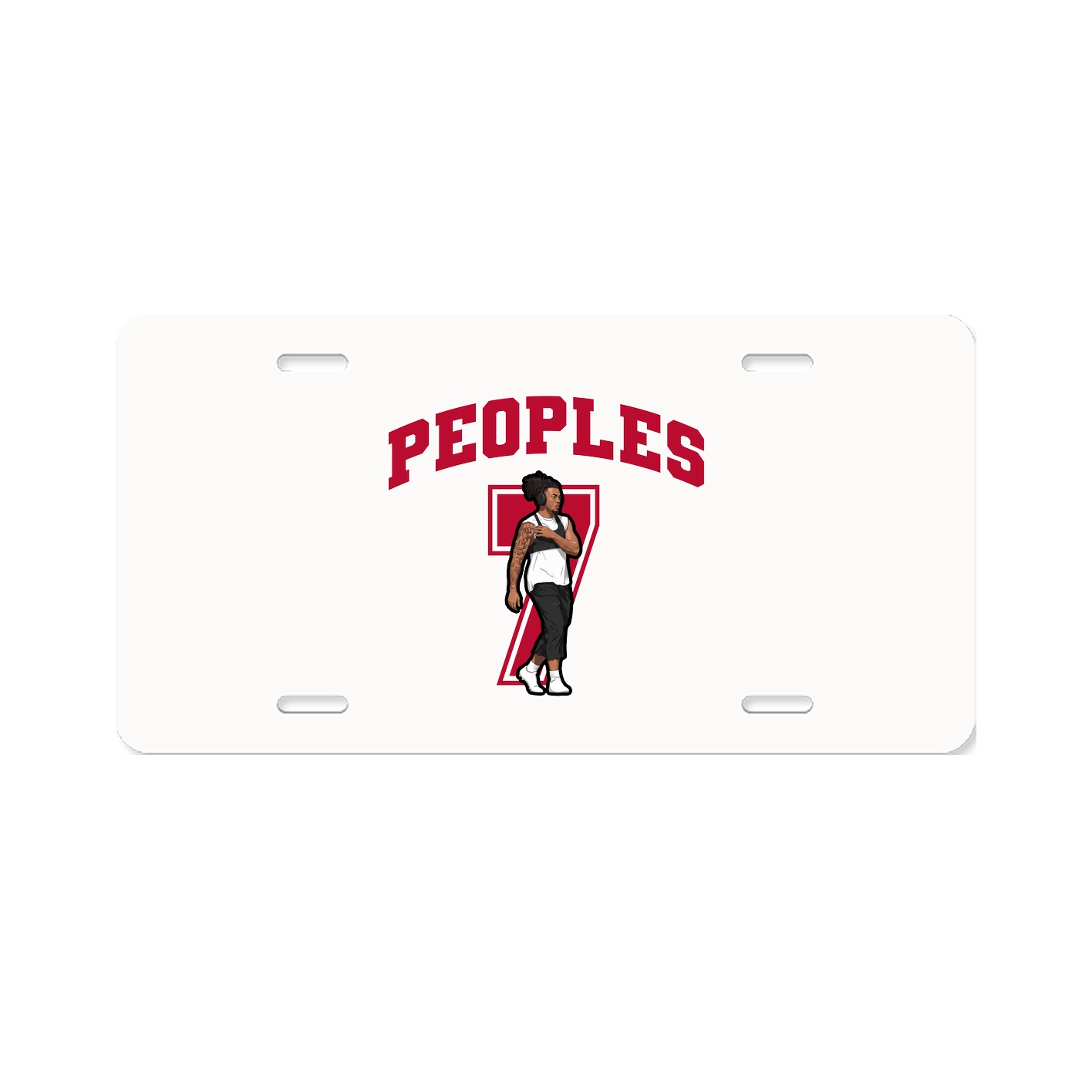 License Plate — Number in Classic