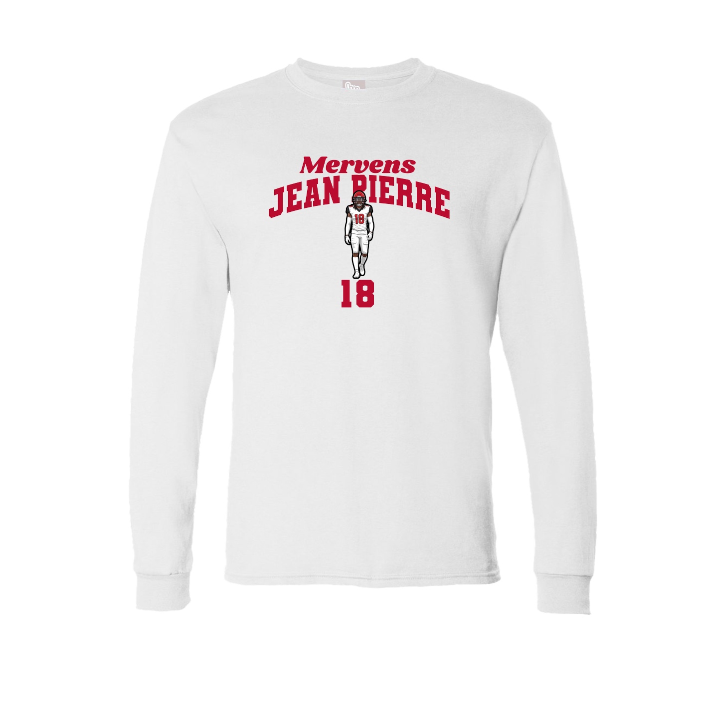 Long Sleeve Tee — Signature Arch in White