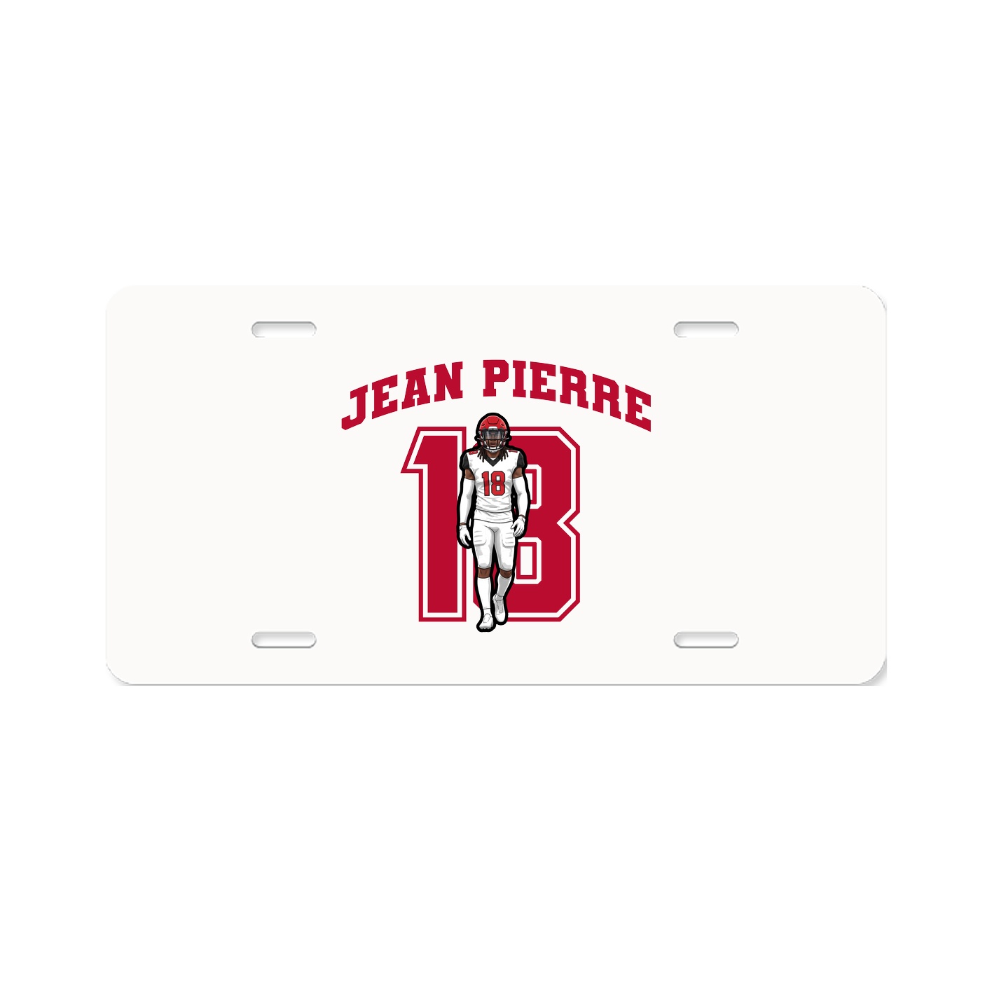 License Plate — Number in Classic