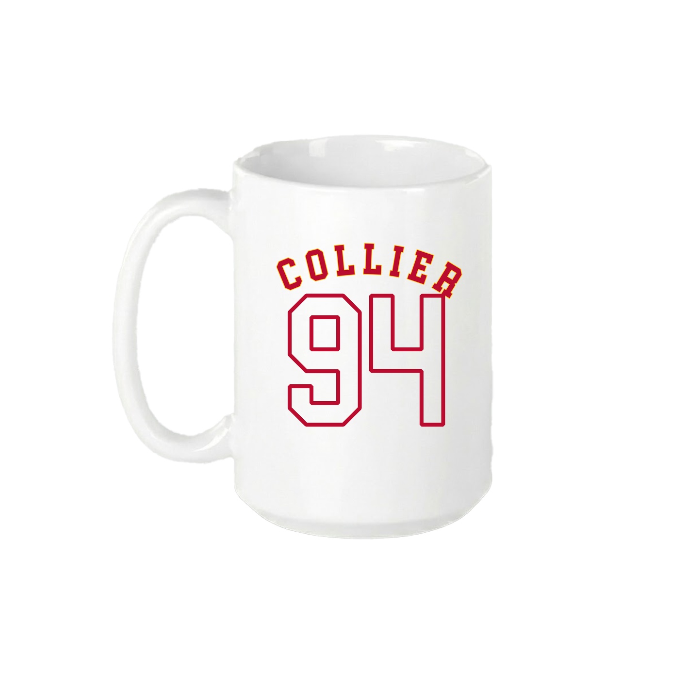 15oz Coffee Mug — Shirsey Arch in White