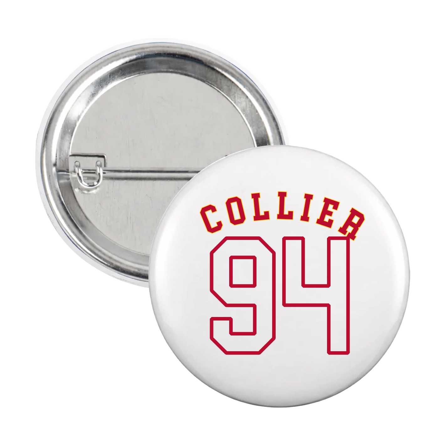 Game Day Button — Shirsey Arch in White