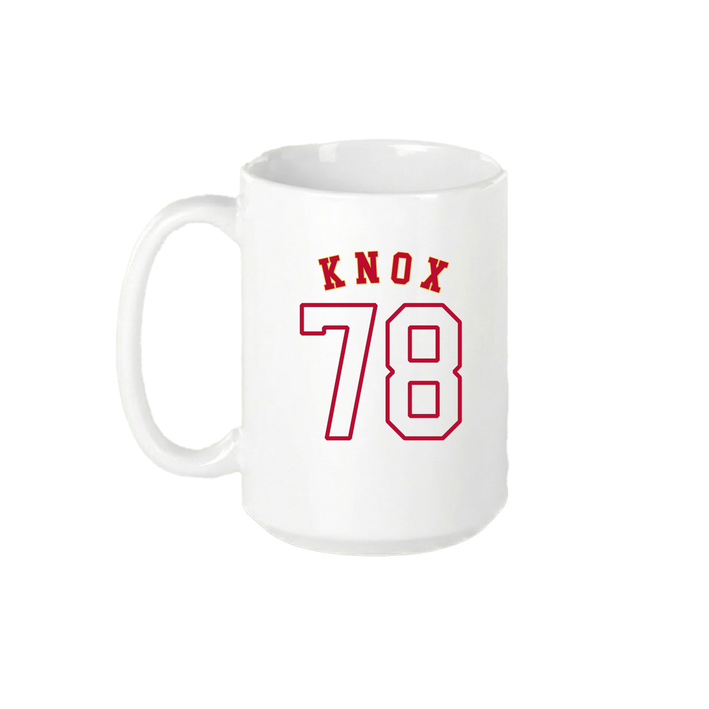 15oz Coffee Mug — Shirsey Arch in White