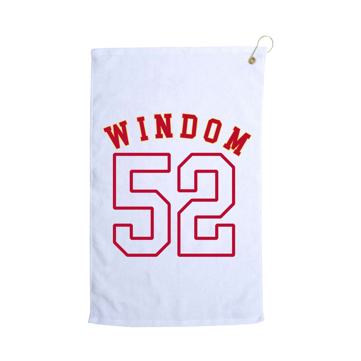 Golf Towel — Shirsey Arch in White