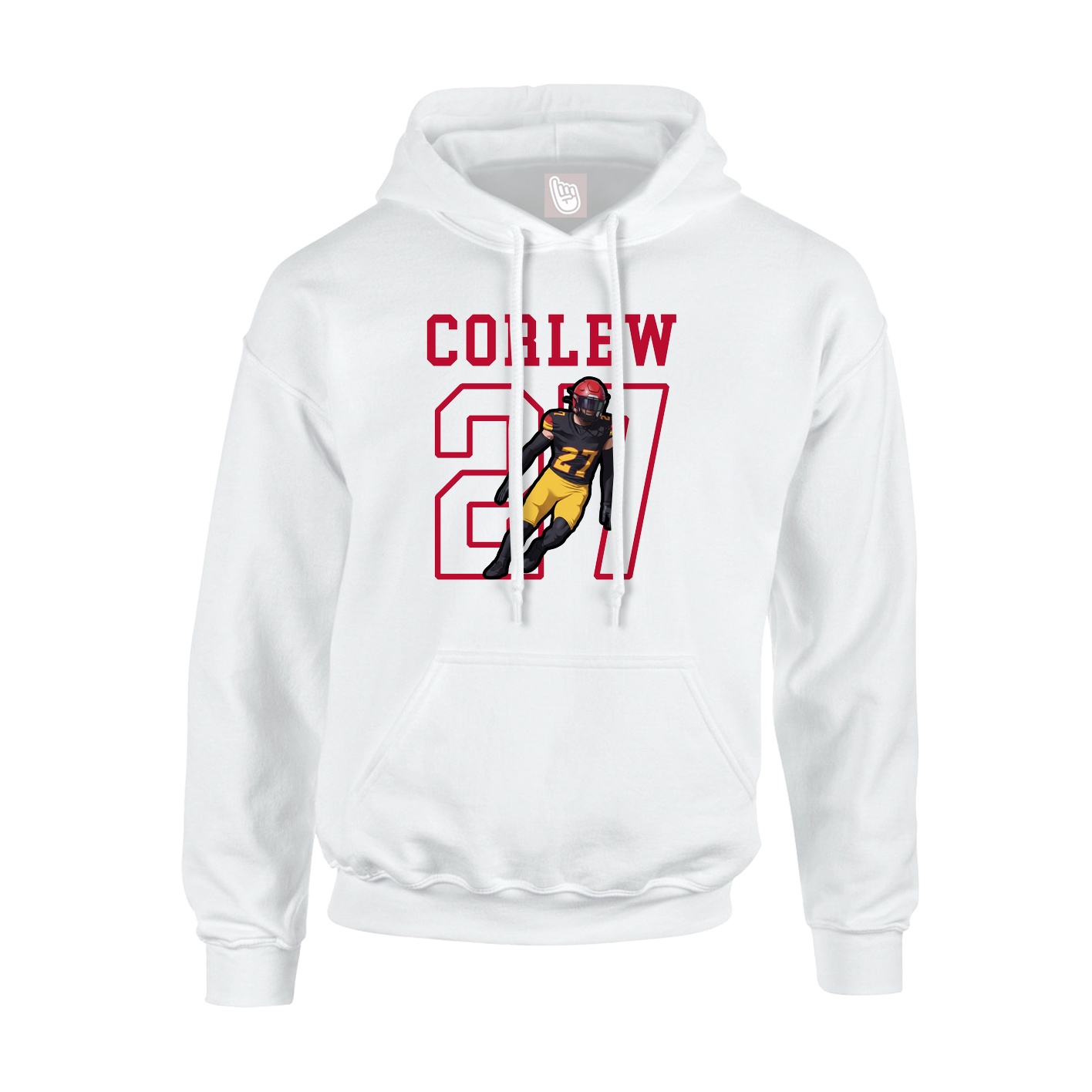Hoodie — Shirsey in White