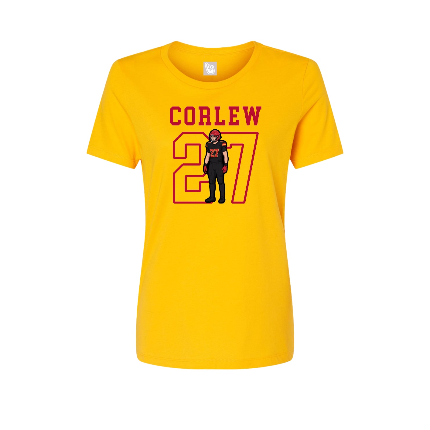Fitted Women's Tee — Shirsey in Gold
