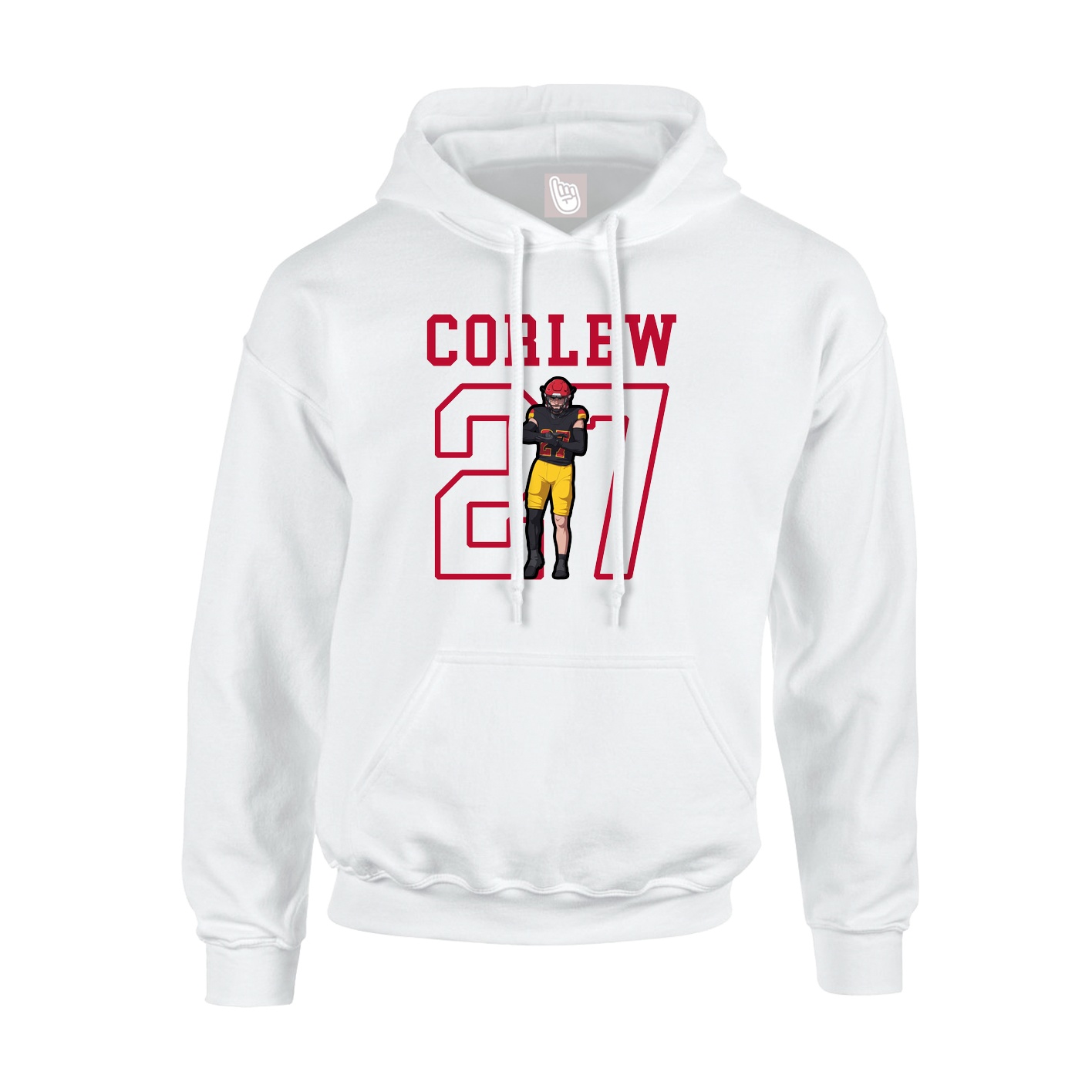 Youth Hoodie — Shirsey in White