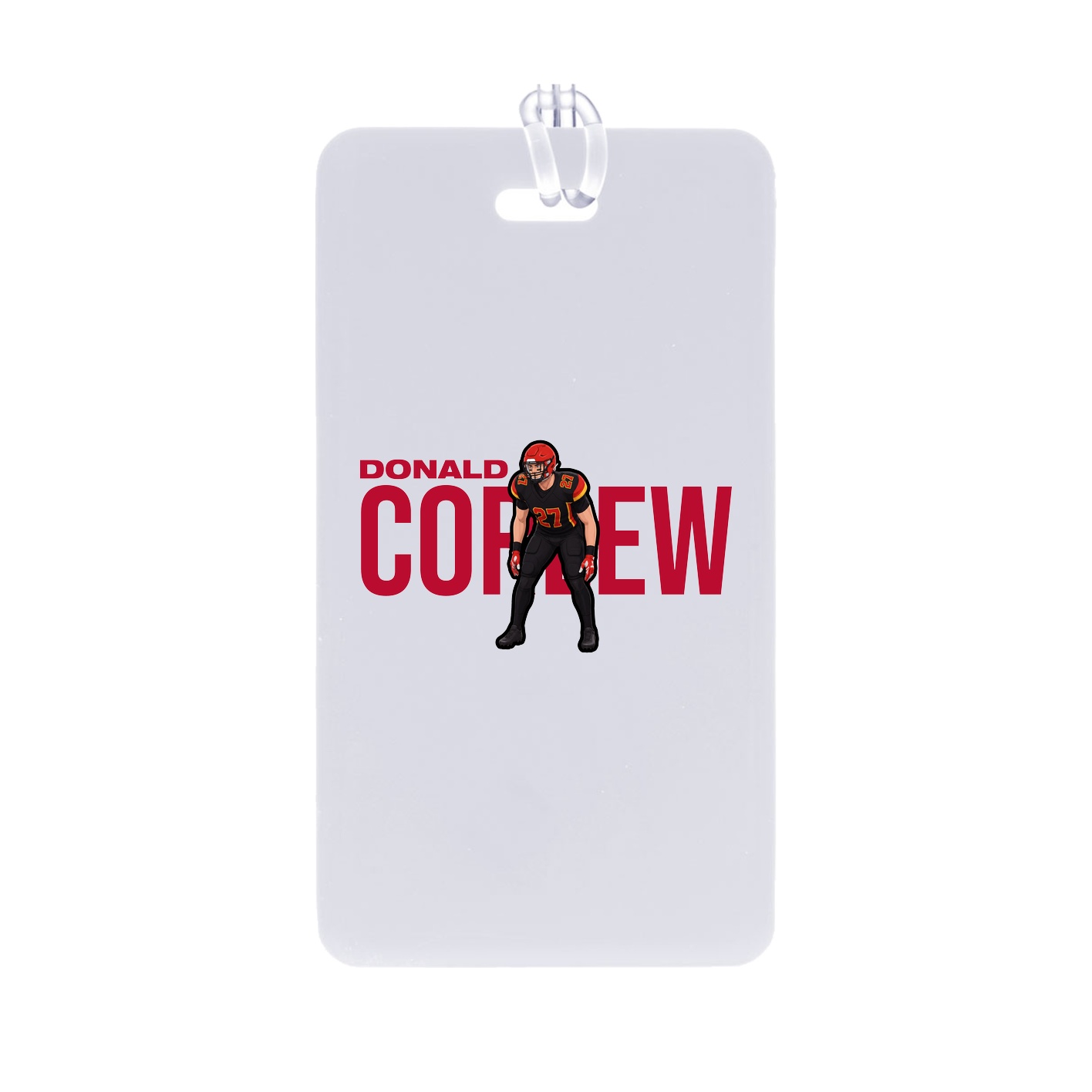 Bag Tag — Player Name in Classic