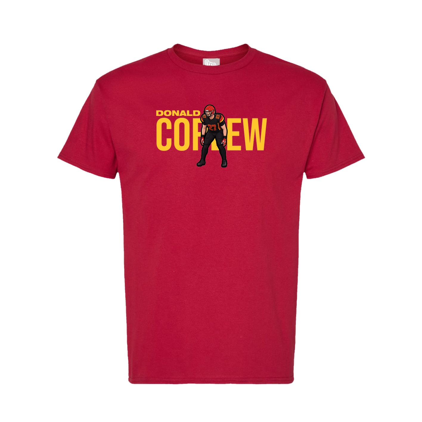 Tee — Player Name in Crimson