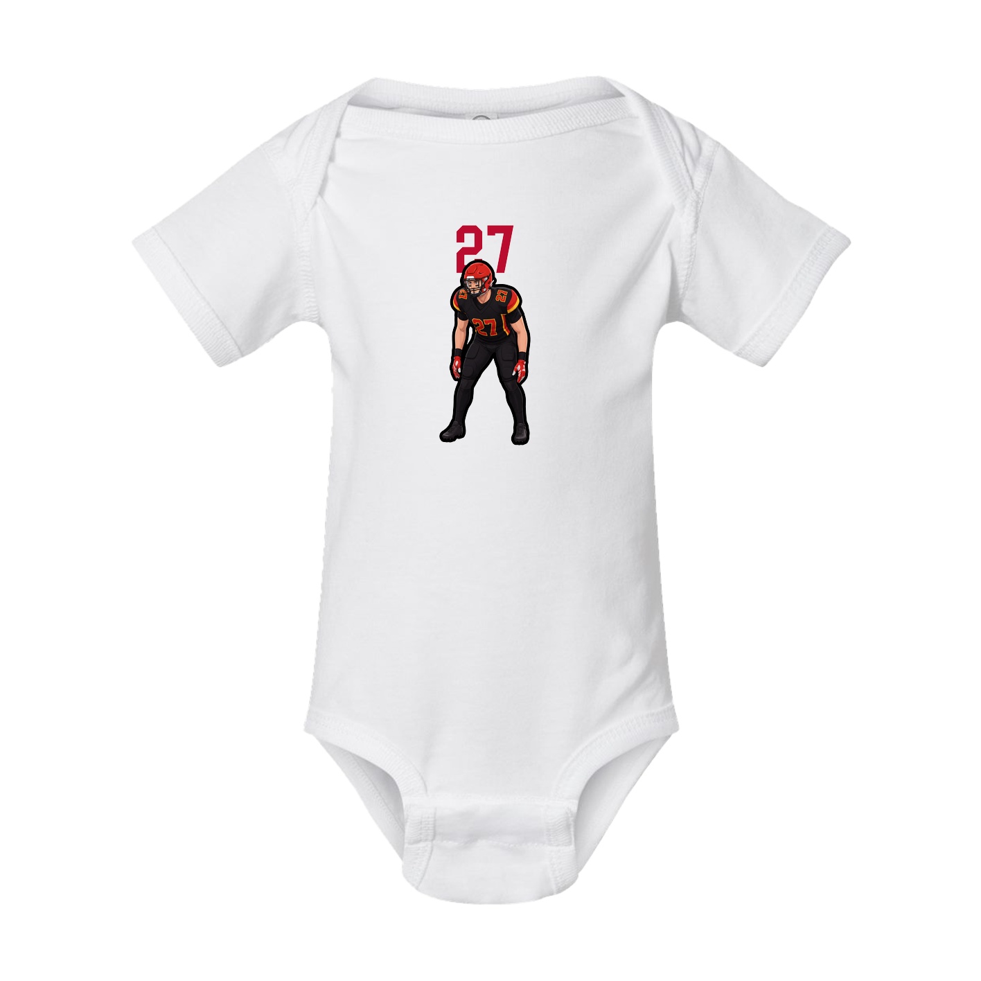 Baby Onesie — Number Top in White