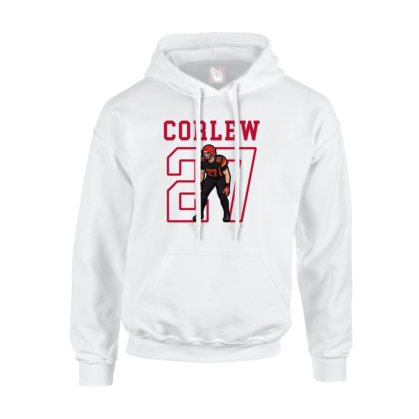 Youth Hoodie — Shirsey in White