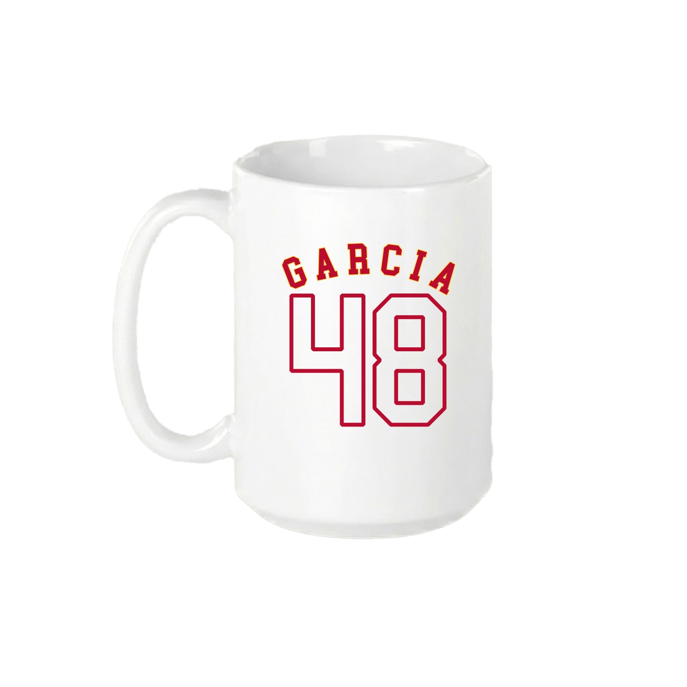 15oz Coffee Mug — Shirsey Arch in White
