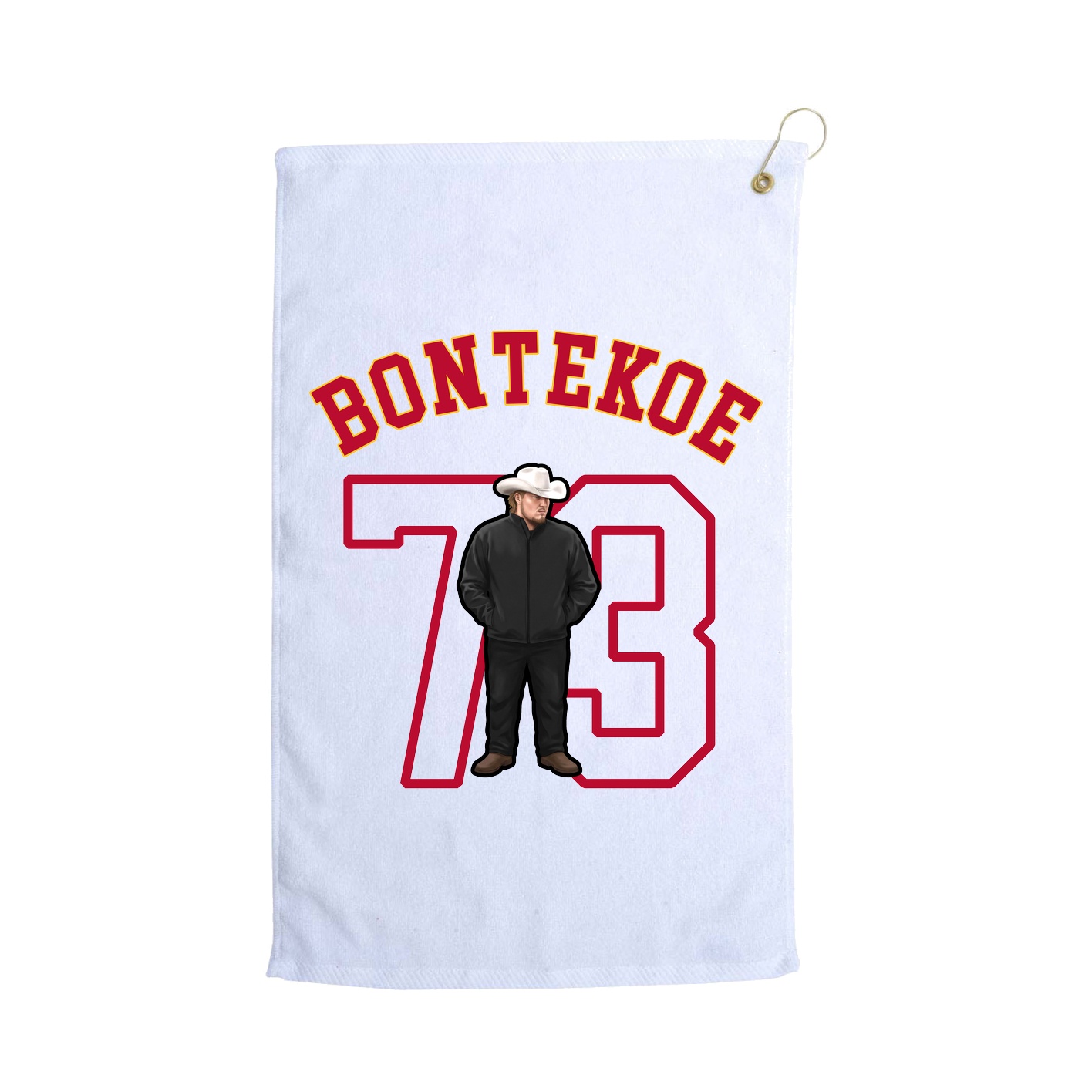 Golf Towel — Shirsey Arch in White
