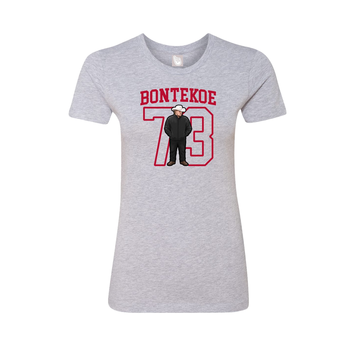 Fitted Women's Tee — Shirsey in Grey