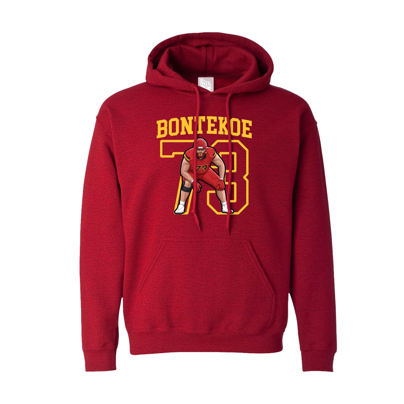 Hoodie — Shirsey in Crimson