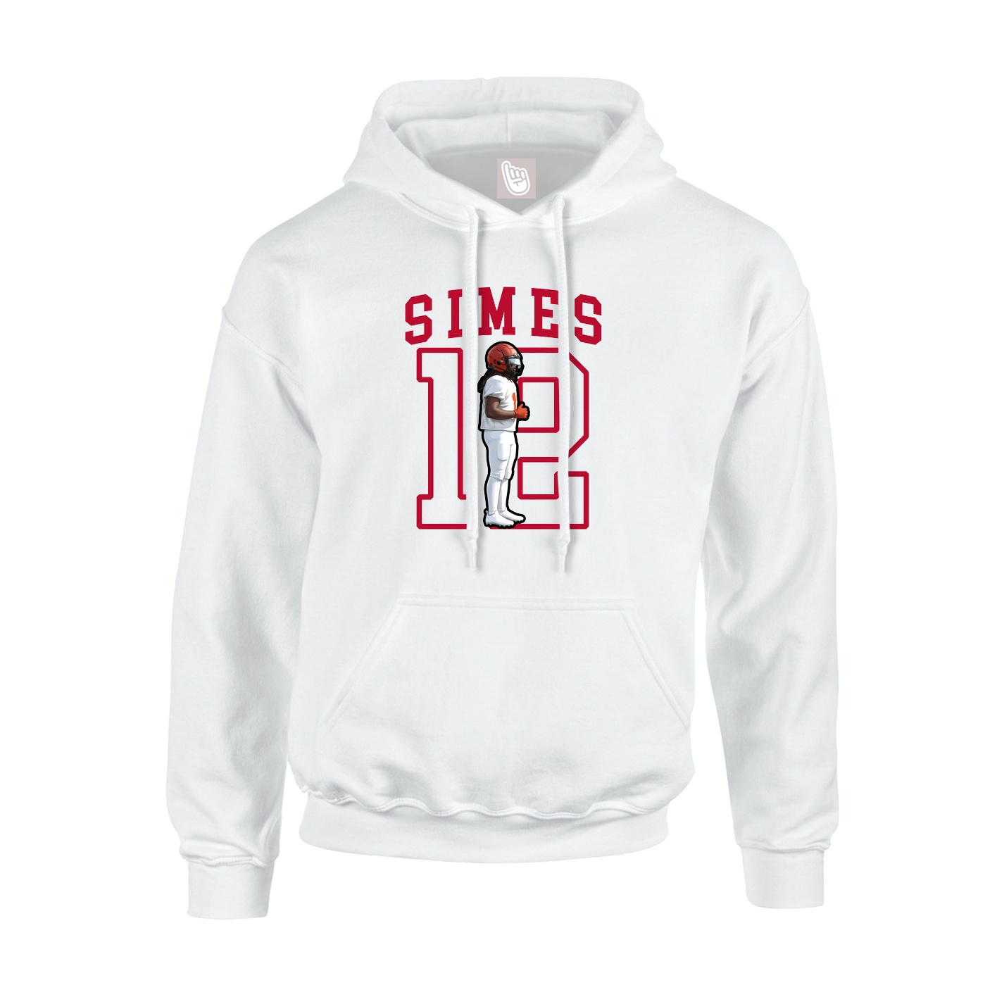 Hoodie — Shirsey in White