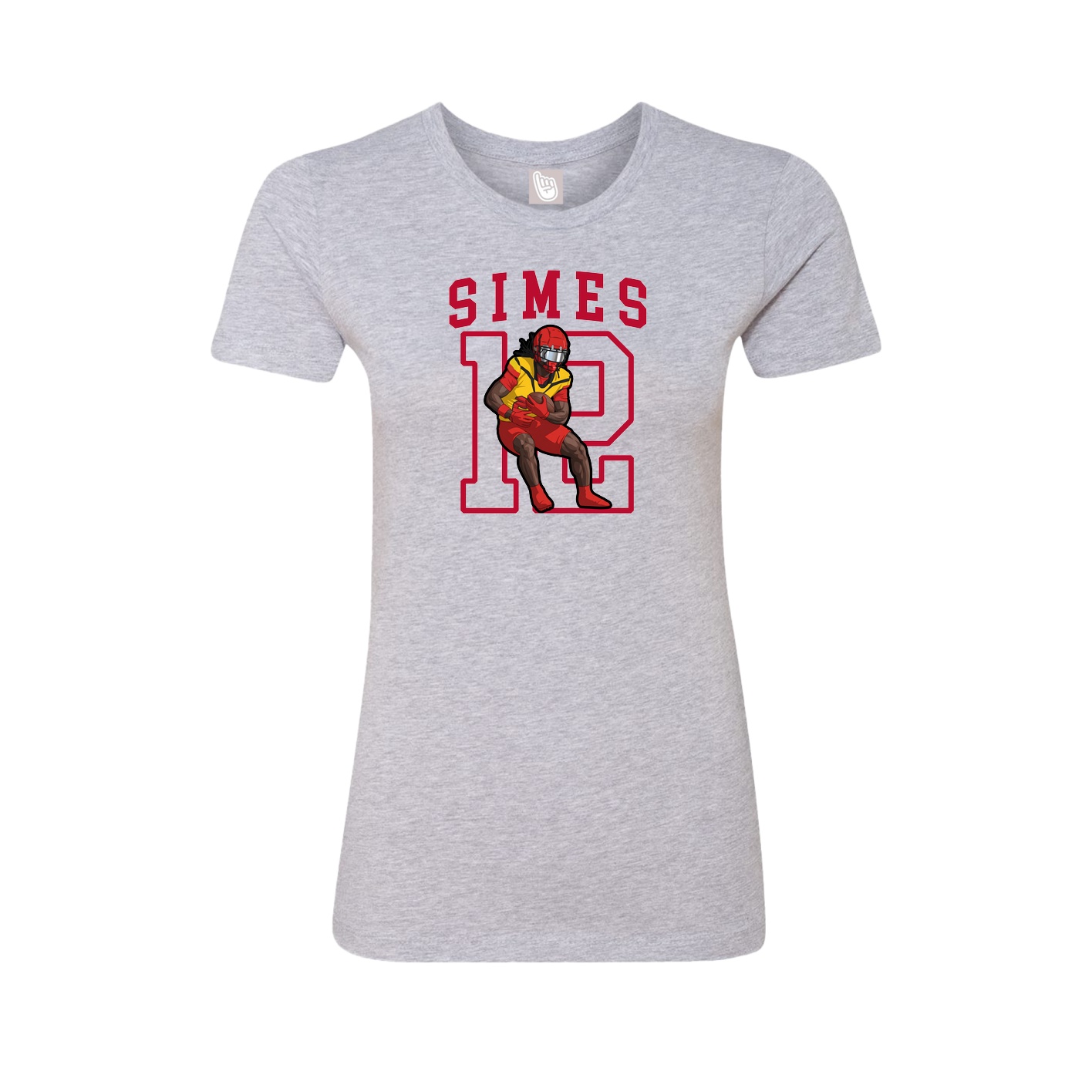Fitted Women's Tee — Shirsey in Grey