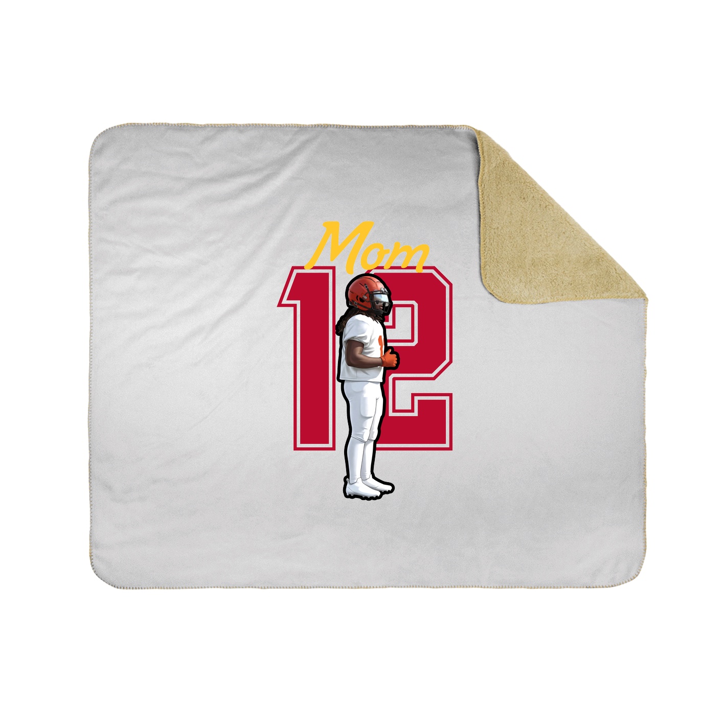Throw Blanket — Mothers Day Shirsey in White