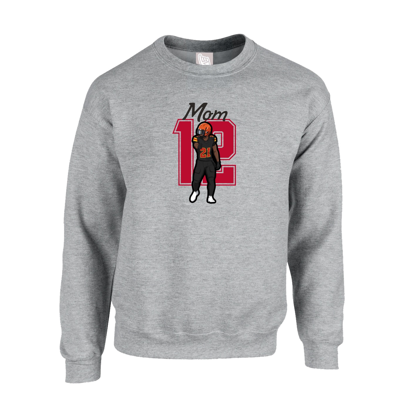Fleece Crew — Mothers Day Shirsey in Grey