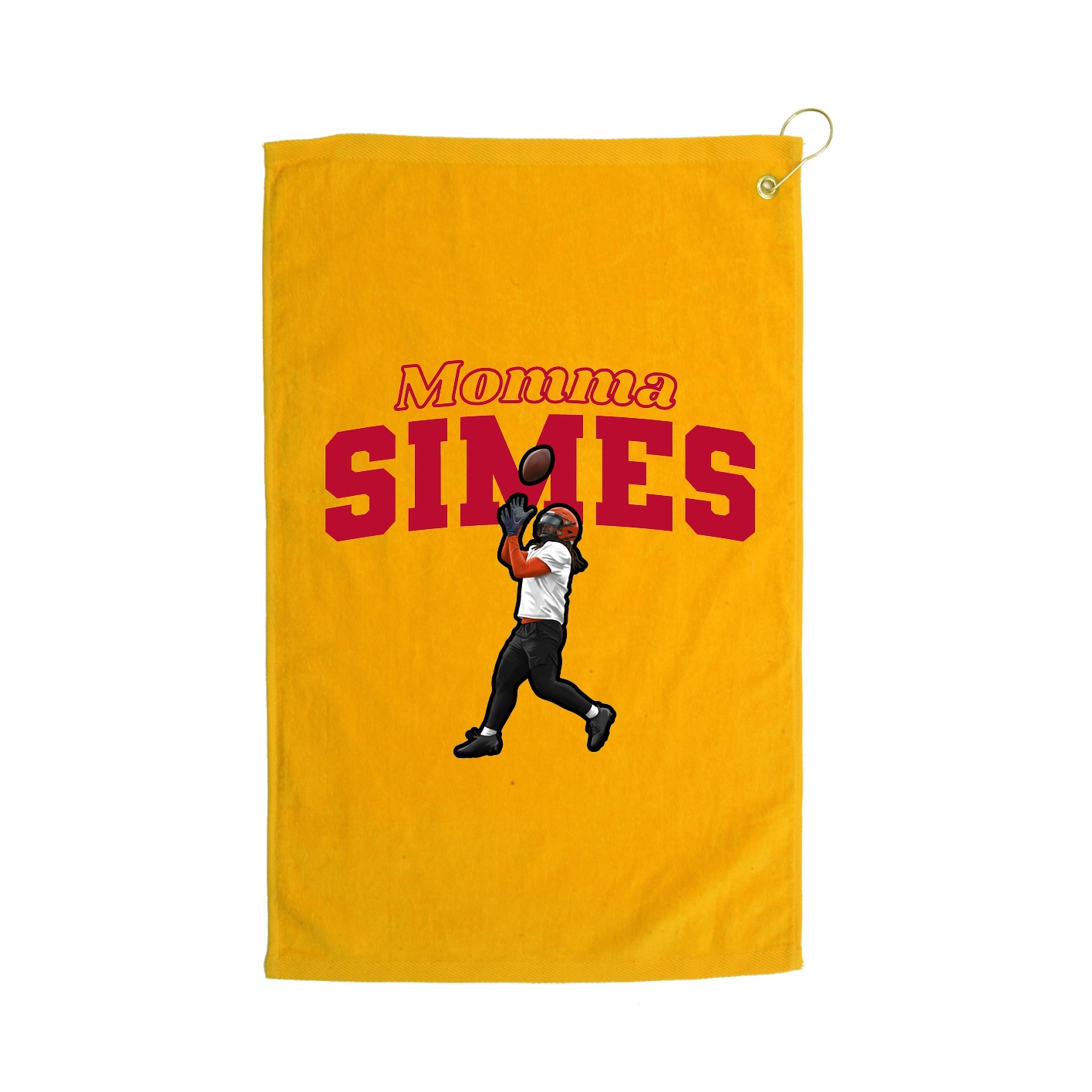 Golf Towel — Mothers Day Block in Gold