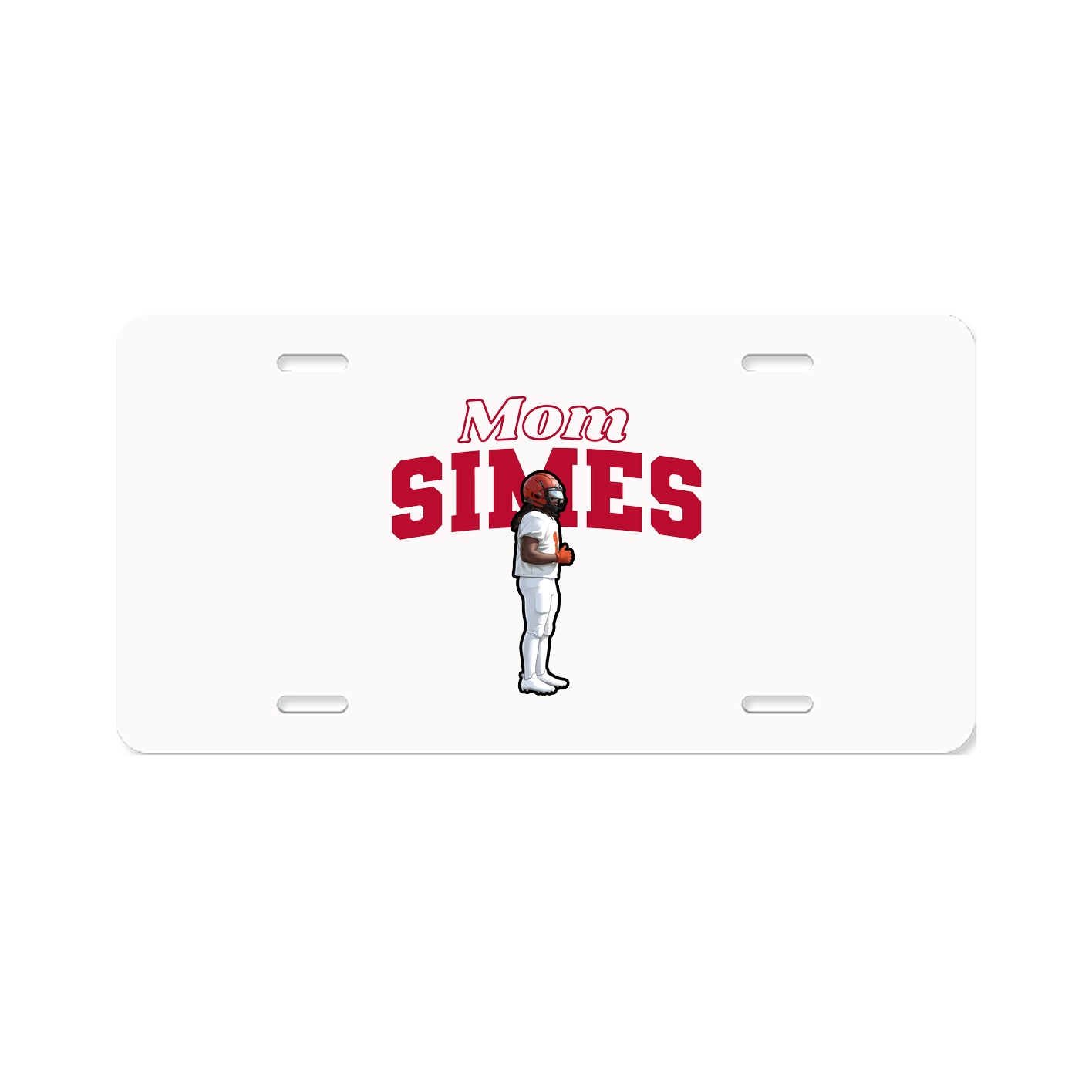 License Plate — Mothers Day Block in Classic