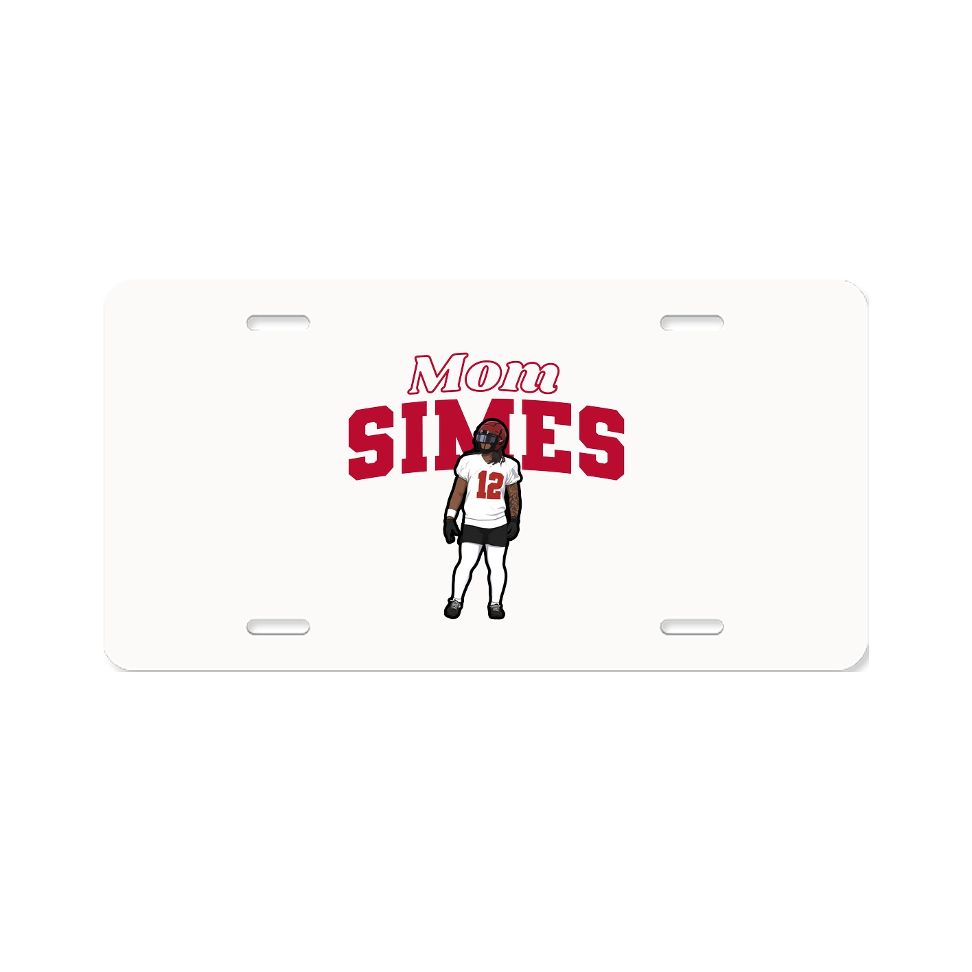 License Plate — Mothers Day Block in Classic