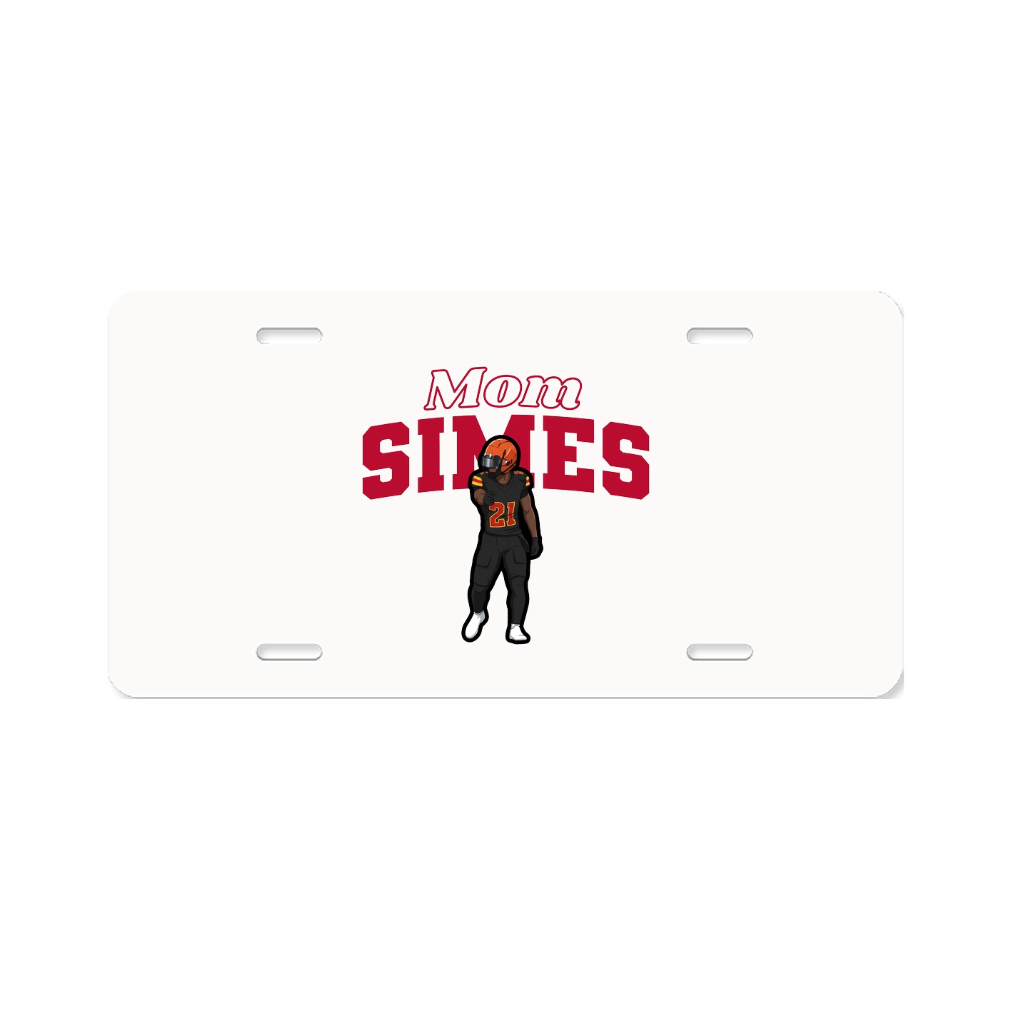 License Plate — Mothers Day Block in Classic