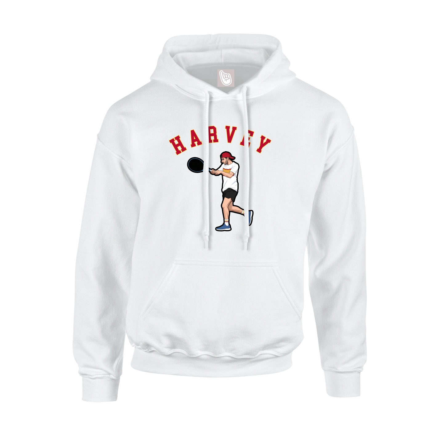 Youth Hoodie — Shirsey Arch in White