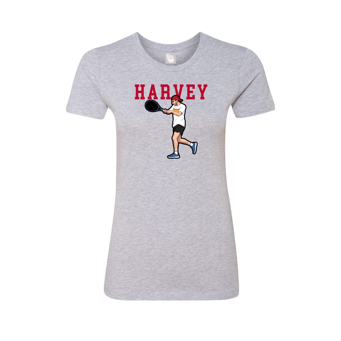 Fitted Women's Tee — Shirsey in Grey