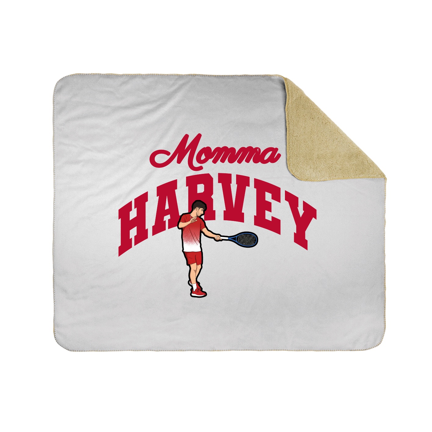 Throw Blanket — Mothers Day Arch in White