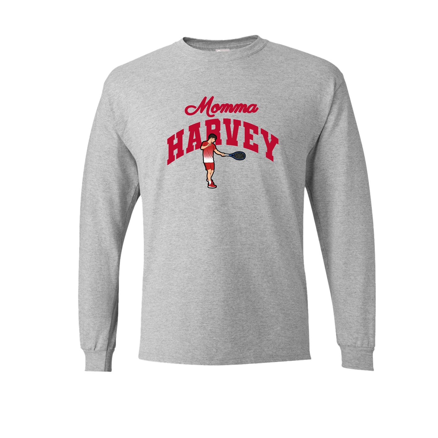 Long Sleeve Tee — Mothers Day Arch in Grey