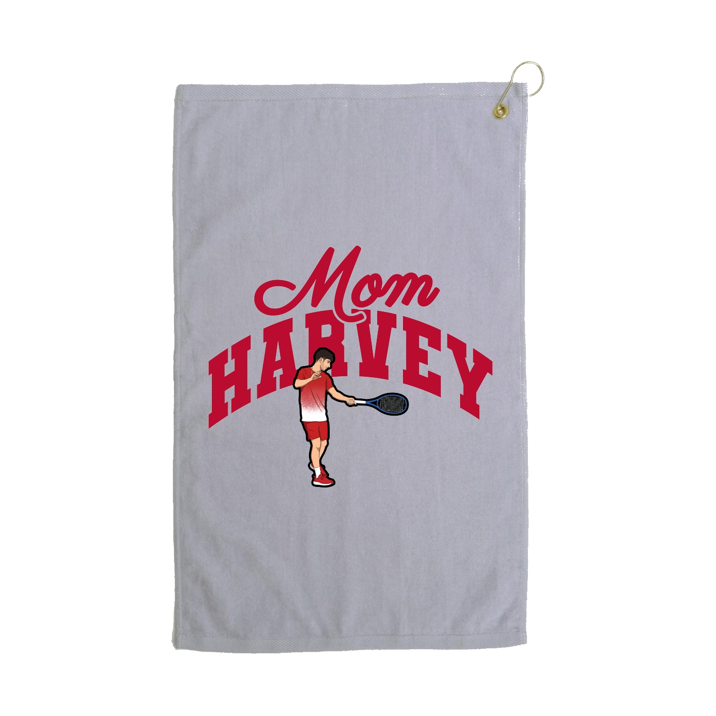 Golf Towel — Mothers Day Arch in Grey