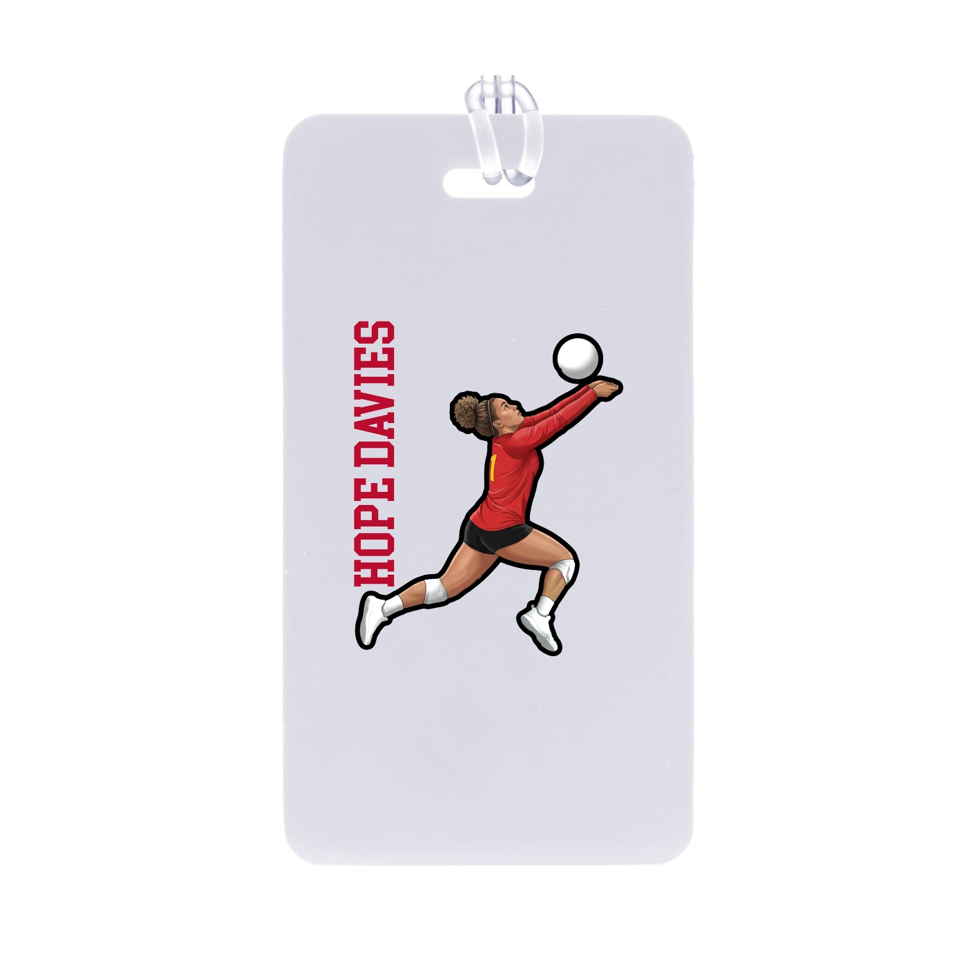 Bag Tag — Name Vertical in Classic