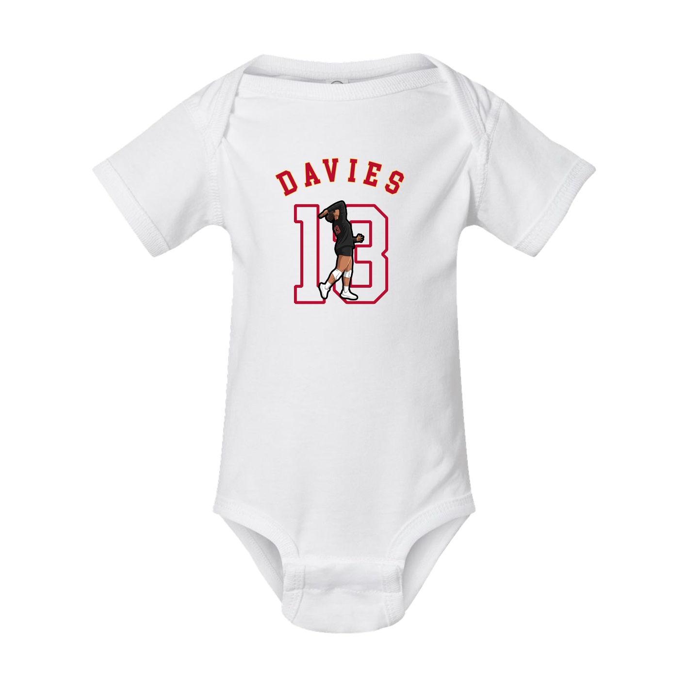 Baby Onesie — Shirsey Arch in White