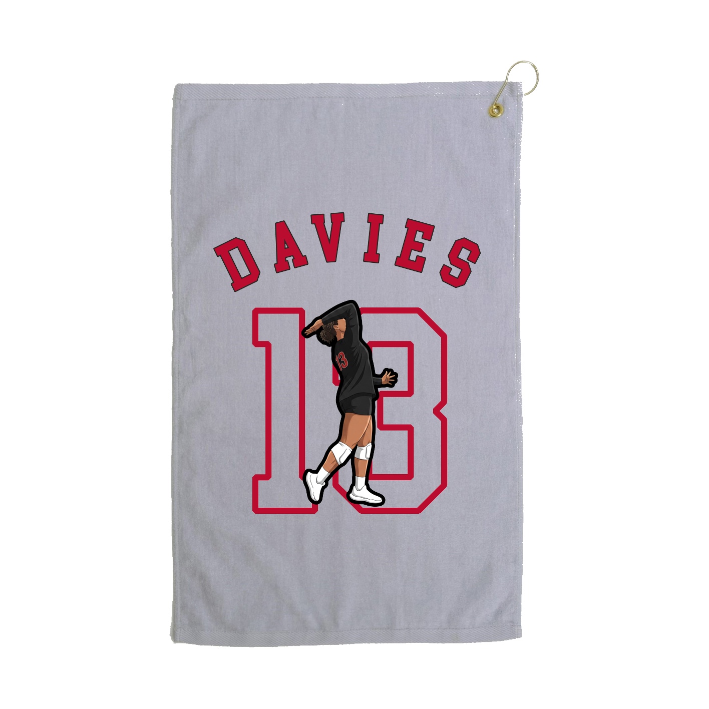 Golf Towel — Shirsey Arch in Grey
