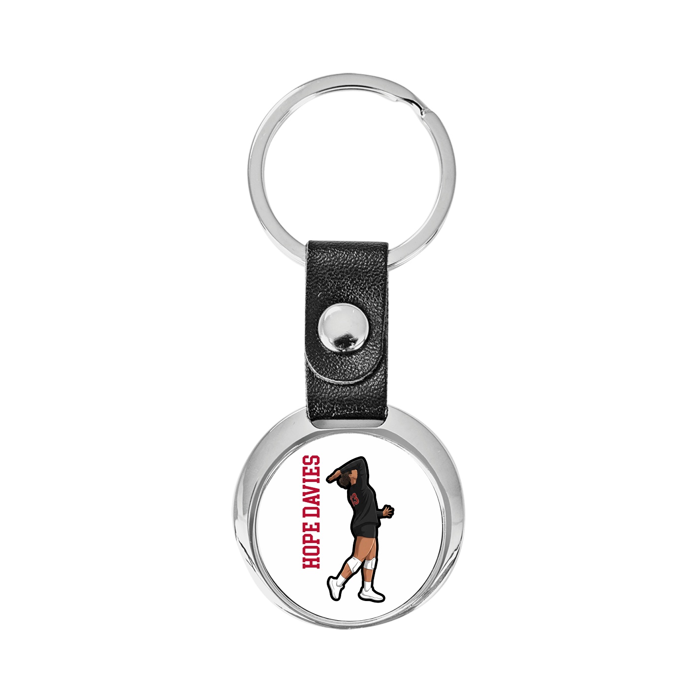 Key Chain — Name Vertical in Classic