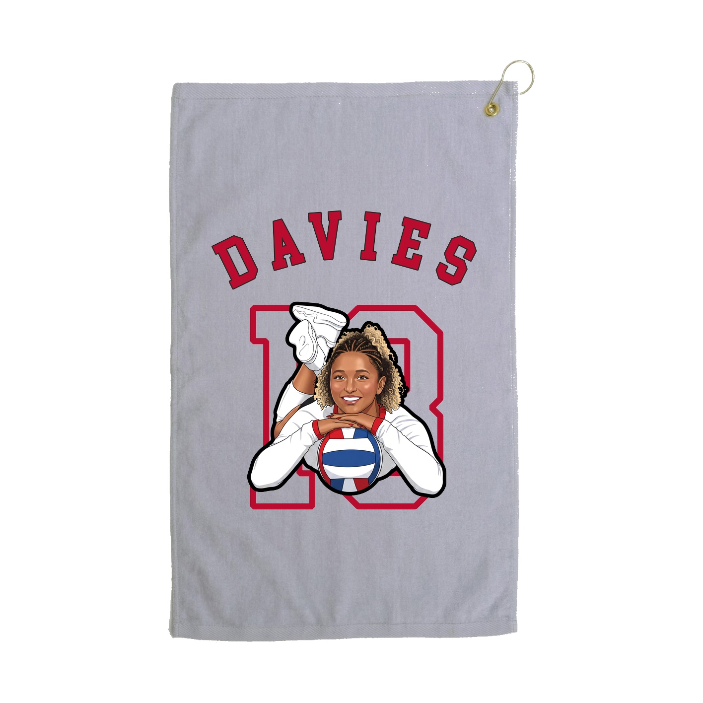 Golf Towel — Shirsey Arch in Grey