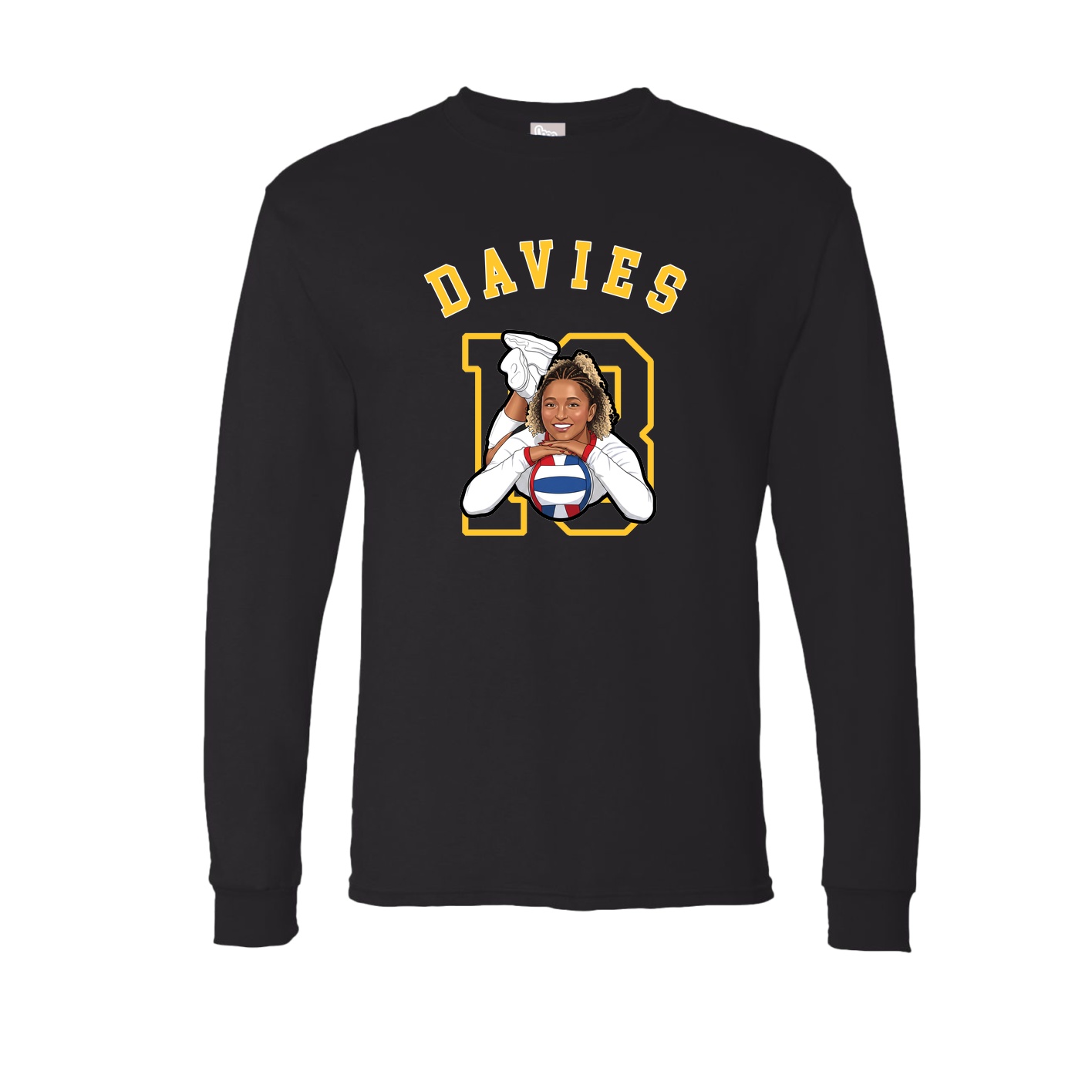 Long Sleeve Tee — Shirsey Arch in Black